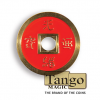 Dollar Size Chinese Coin (Red and Blue) by Tango (CH039) Dollar Size Chinese Coin (Red and Blue) by Tango (CH039)
