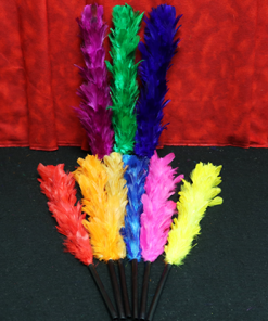 Color Changing Feather - Large (9) by Mr. Magic - Trick
