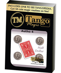 Autho 4 Half Dollar (Gimmicks and Online Instructions) by Tango - Trick