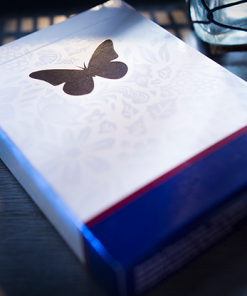 Butterfly Playing Cards Marked (Blue) by Ondrej Psenicka
