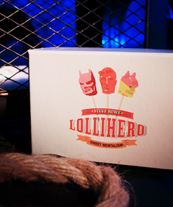 Lolli Hero Spiderman and Hulk (Gimmicks and Online Instructions) by Steve Rowe - Trick
