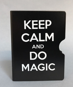 Keep Calm and Do Magic Card Guard (Black) by Bazar de Magia