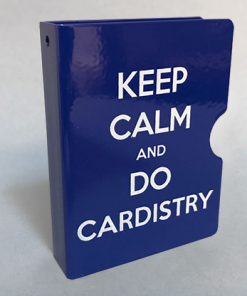 Keep Calm and Do Cardistry Card Guard (Blue) by Bazar de Magia