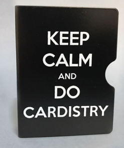 Keep Calm and Do Cardistry Card Guard (Black) by Bazar de Magia