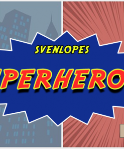 Svenlopes SUPERHEROES (4 x 6 Black) by Sven Lee - Trick