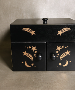Drop Down Mirror Box (Small/Black) by Ickle Pickle  - Trick