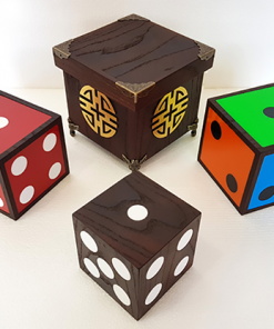 Color Changing Dice (4 Wooden Die) - Trick