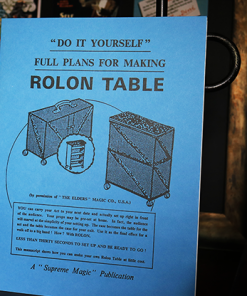 Plans for the Rolon Table - Book
