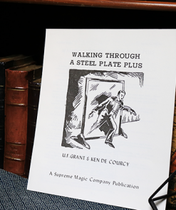 Walking Through a Steel Plate PLUS by U.F. Grant & Ken De Courcy - Book
