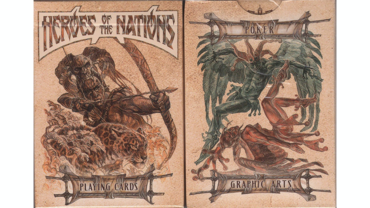 Heroes of the Nations (Dark Version) Playing Cards Heroes of the Nations (Dark Version) Playing Cards