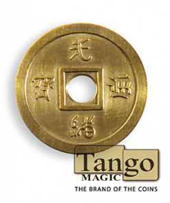 Dollar Size Chinese Coin (Brass) by Tango (CH033)