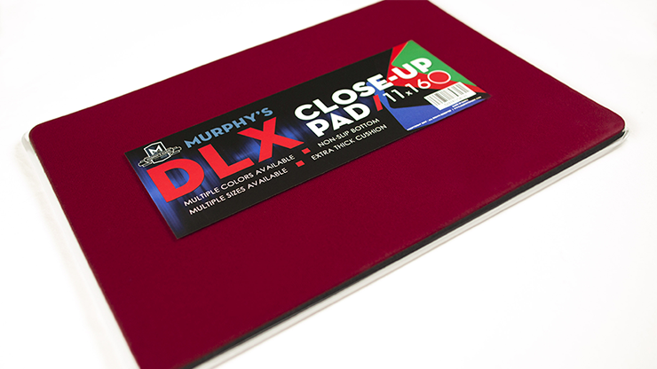 Deluxe Close-Up Pad 11X16 (Red) by Murphy's Magic Supplies - Trick Deluxe Close-Up Pad 11X16 (Red) by Murphy's Magic Supplies - Trick