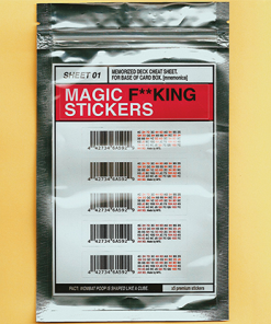 Mnemonica Cheat Sheet by Magic F**king Stickers - Trick