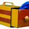 Drawer Box (parlor / red/yellow stripe) Drawer Box (parlor / red/yellow stripe)
