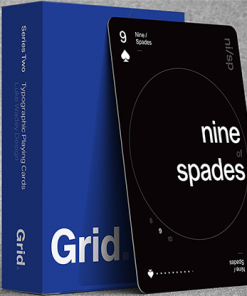 Grid Series Two - Typographic Playing Cards