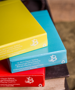 Steel Playing Cards (Yellow) by Bocopo