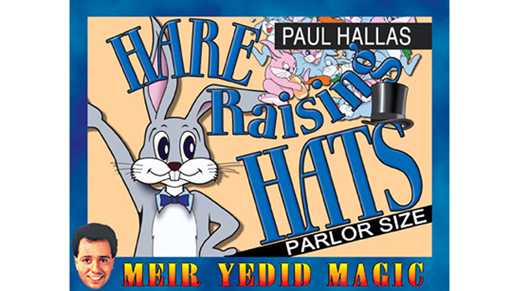 Hare Raising Hats (Parlor Size) by Paul Hallas - Trick Hare Raising Hats (Parlor Size) by Paul Hallas - Trick