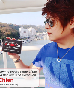 Banked - White, No Logo (Gimmicks and Online Instructions) by Taiwan Ben - Trick
