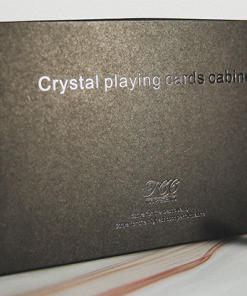 Crystal Playing Cards Cabinet by TCC - Trick