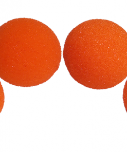 1.5 inch HD Ultra Soft  Orange Sponge Ball Set of 4 from Magic by Gosh