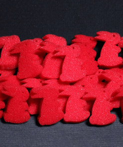 Ultra Soft Red Bunny Bag of 50 by Magic By Gosh