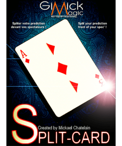 SPLIT-CARD (Blue) by Mickael Chatelain - Trick