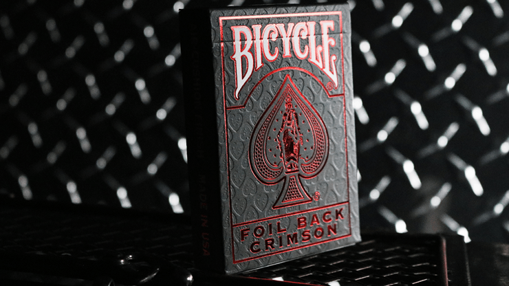 Bicycle Rider Back Crimson Luxe (Red) Version 2 by US Playing Card Co Bicycle Rider Back Crimson Luxe (Red) Version 2 by US Playing Card Co