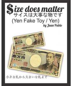 Size Does Matter J-YEN (Gimmicks and Online Instruction) by Juan Pablo Magic