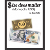 Size Does Matter MONOPOLY USD (Gimmicks and Online Instructions) by Juan Pablo