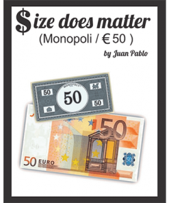 Size Does Matter MONOPOLY EURO (Gimmicks and Online Instructions) by Juan Pablo Magic