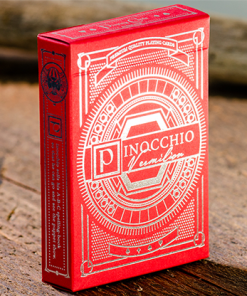 Pinocchio Vermilion Playing Cards (Red) by PassioneTeam
