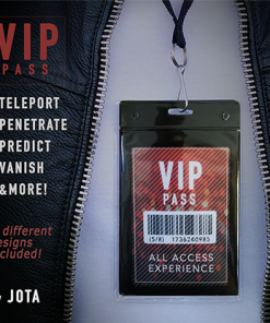 VIP PASS (Gimmick and Online Instructions) by JOTA - Trick