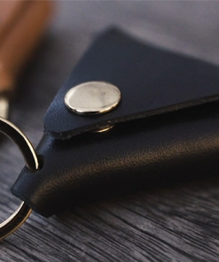 SansMinds Worker's Collection: Coin Pouch Midnight Black (Half Dollar Size) - Trick