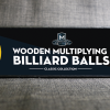 Wooden Billiard Balls (2 Wooden Billiard Balls (2