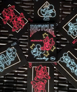 Mickey Mouse Neon Playing Cards