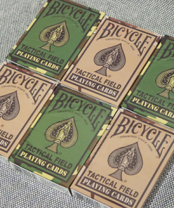 Bicycle Tactical Field Green Camo/Brown Camo (6 Decks) by US Playing Card Co