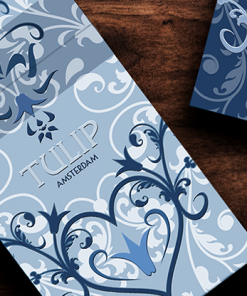 Tulip Playing Cards (Light Blue) by Dutch Card House Company