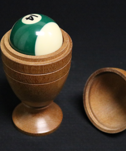 Deluxe Wooden Pool Ball Vase by Merlins Magic - Trick