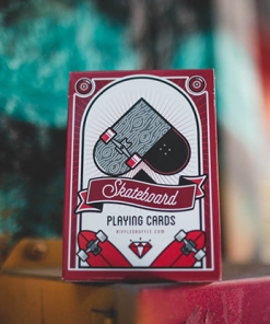 Skateboard V2 (marked) Playing Cards by Riffle Shuffle