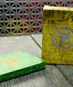 FIBER BOARDS Cardistry Trainers (Emerald Green) by Magic Encarta - Trick