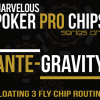 Ante Gravity - Floating 3 Fly Chip Routine (Gimmicks and Online Instructions) by Matthew Wright