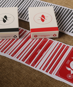 Limited Edition Wings V2 Marked Playing Cards (Black/Bridge Size)