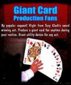 Giant Card Production Fan (Left Hand) - Tony Clark