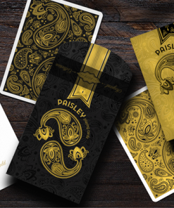 Paisley Magical Black Playing Cards by Dutch Card House Company
