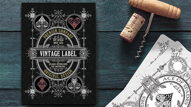 Vintage Label Playing Cards (Private Reserve White) by Craig Maidment Vintage Label Playing Cards (Private Reserve White) by Craig Maidment