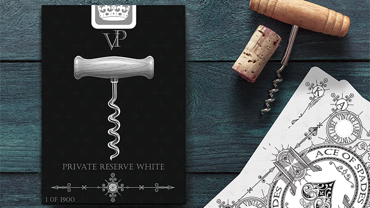 Vintage Label Playing Cards (Private Reserve White) by Craig Maidment Vintage Label Playing Cards (Private Reserve White) by Craig Maidment