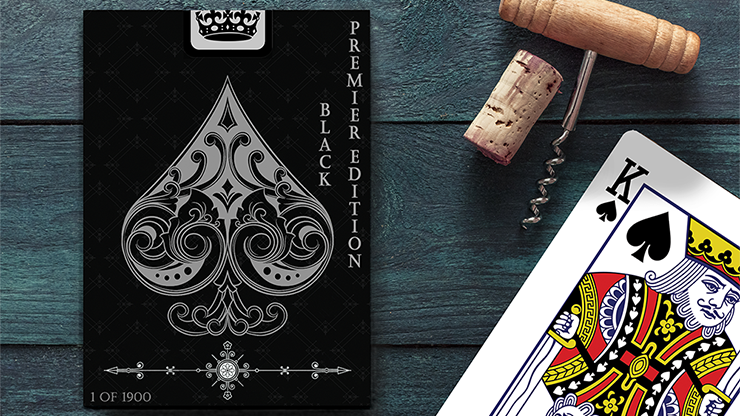 Vintage Label Playing Cards (Premier Edition Black) by Craig Maidment Vintage Label Playing Cards (Premier Edition Black) by Craig Maidment