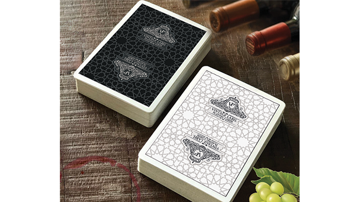 Vintage Label Playing Cards (Premier Edition Black) by Craig Maidment Vintage Label Playing Cards (Premier Edition Black) by Craig Maidment