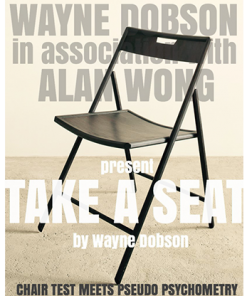 Take A Seat (Gimmicks and Instructions) by Wayne Dobson and Alan Wong - Trick