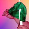 Silk thru Candle (Candle Flame thru Silk)
